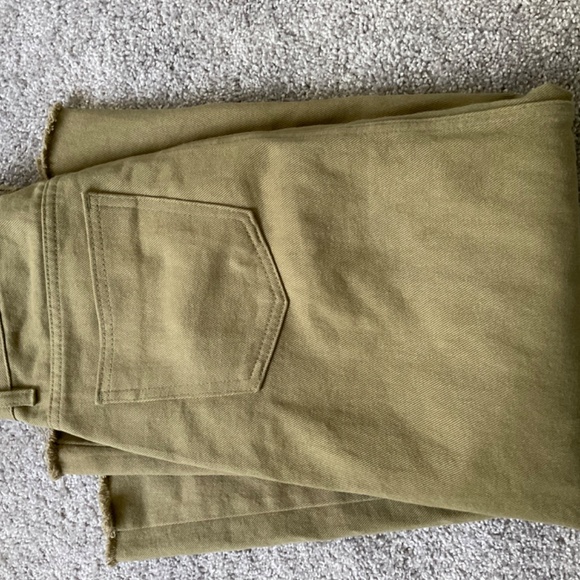 Army Green Maxi Skirt - Picture 2 of 3